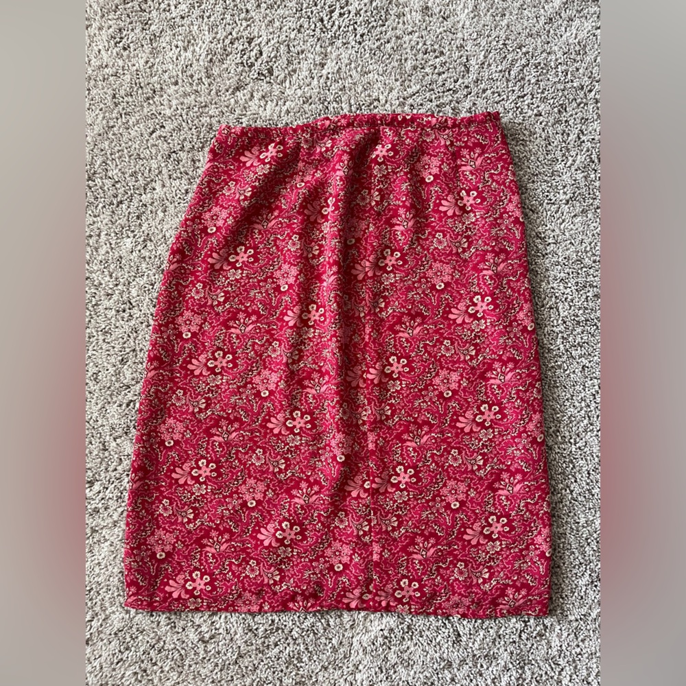 Old Navy Pink Floral Skirt